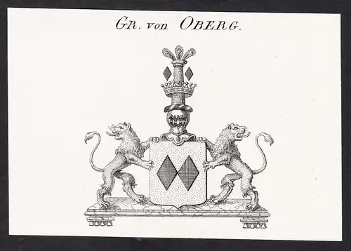 Gr. von Oberg -  Wappen coat of arms