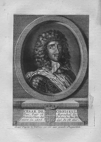 Cesar de Choiseul - Cesar Gabriel de Choiseul Plessis-Praslin (1598-1675) comte d'Hostel puis comte du Plessis
