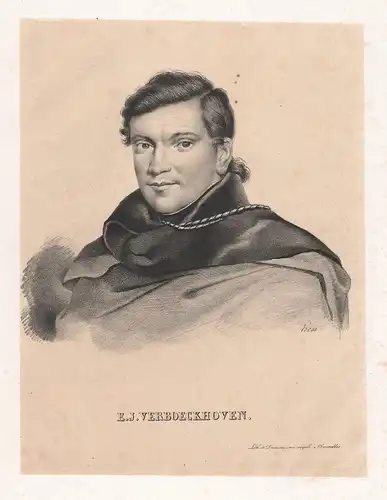 E. J. Verboeckhoven - Eugene Josephn Verboeckhoven (1798-1881) painter Maler peintre Kunstschilder Portraitist