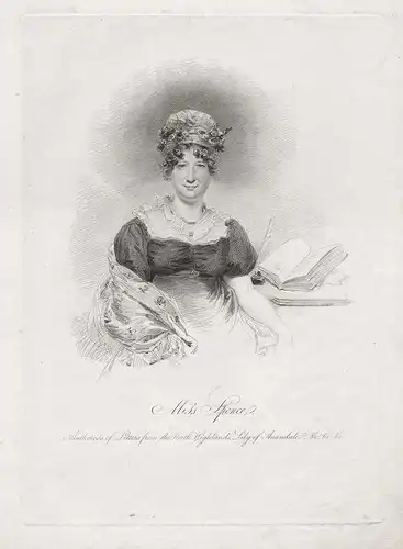 Miss Spence - Elizabeth Isabella Spence (1768-1832) Scottish novelist travel writer Portrait