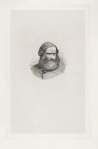 Portrait of Hablot Knight Browne (1815-1882), artist illustrator of Charles Dickens' work