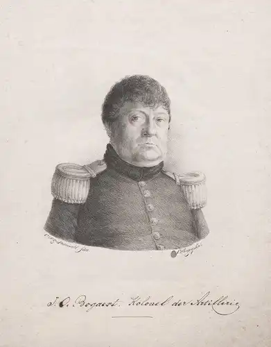 J. O. Bogaert. Kolonel der Artillerie. - J. O. Bogaert commandant Veere Zeeland / J. O. Bogaert war Kommandant