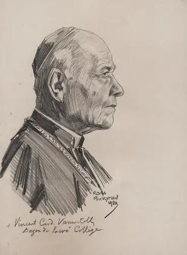 Vincent Card. Vannutelli - Vincenzo Vannutelli (1836-1930) Cardinal cardinale Kardinal Portrait