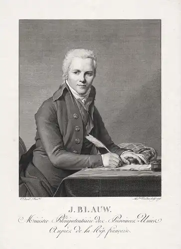 J. Blauw - Jacubus Blauw (1759-1829) Batavian Republic Bataafse Republik Holland Batavia Nederland Portrait