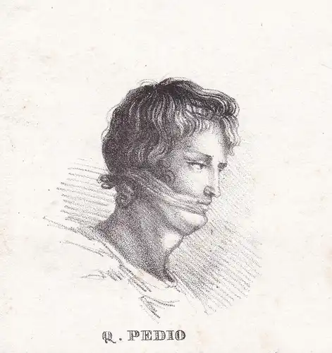 Q. Pedio - Quinto Pedio (-43) Quintus Pedius Roman politician Römischer Senator Portrait