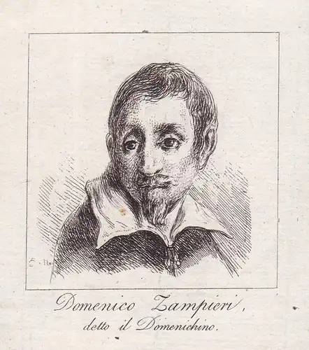 Domenico Zampieri, detto il Domenichino - Domenichino (1581-1641) Italian painter Maler pittore Kunstschilder
