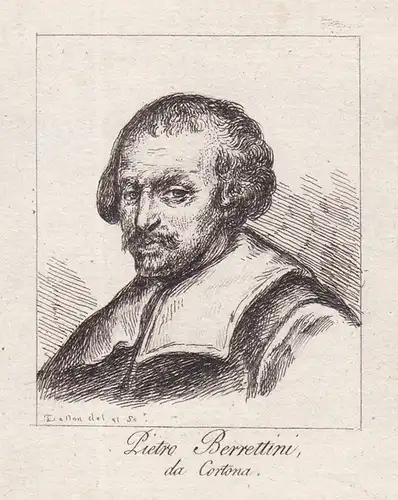 Pietro Berrettini, da Cortona - Pietro da Cortona (1596-1669) Italian painter Maler pittore architect Architek