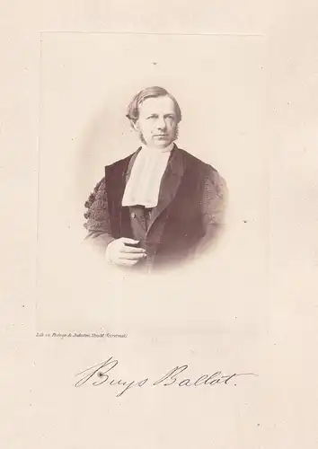 Buys Ballot - Christoph Buys Ballot (1817-1890) meteoroloog Meteorolge meteorologist chemist Chemiker Meteorol