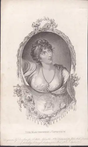 The Marchioness-Tavistock - Anna Maria Russel, Duchess of Bedford (1783-1857) Marchioness of Tavistock Portrai
