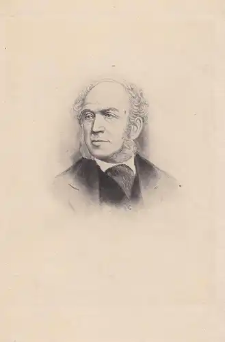 John Doran (1807-1878) English editor writer author Publizist Autor Portrait
