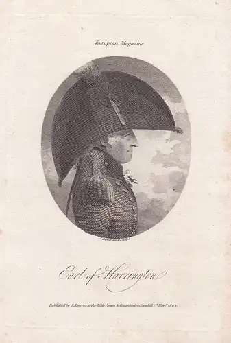 Earl of Harrington - Charles Stanhope, 3rd Earl of Harrington (1753-1829) British army officer Portrait