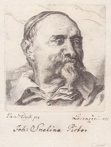 Joh. Snelinx Pictor - Jan Snellinck (c.1548-1638) Flemish painter Maler Kunstschilder pittore