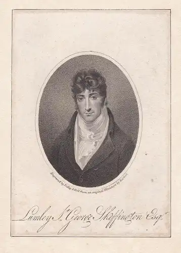 Lumley St. George Skeffington Esq. - Lumley Skeffington (1771-1850) British nobleman playwright Portrait