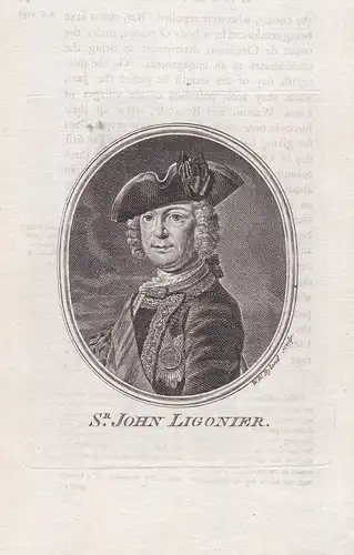Sr. John Ligonier - John Ligonier, 1. Earl (1680-1770) British commander military field marshal Portrait