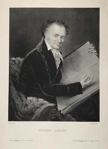 Vivant Denon - Dominique-Vivant Denon (1747-1825) Musee du Louvre artist writer graveur archeologist ecrivain