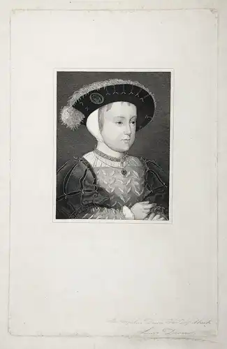 Francois de France (1518-1536) Dauphin Duc de Bretagne Portrait