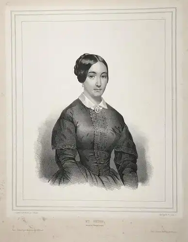 Mre. Guyon - Emilie Honorine Guyon (1821-1878) actress Schauspielerin Paris actrice Ambigu Comique Theatre de