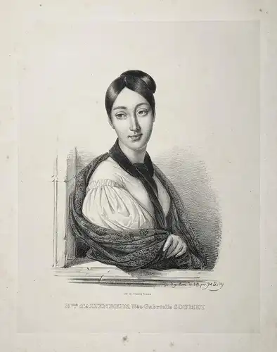 M.me d'Altenheim, née Gabrielle Soumet - Marianne von Oranien-Nassau (1810-1883) Prinzessin Preußen Niederland