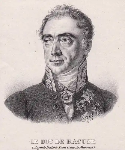 Le Duc de Raguse - Auguste de Marmont (1774-1852) French general Duke of Ragusa marechal Revolution Portrait