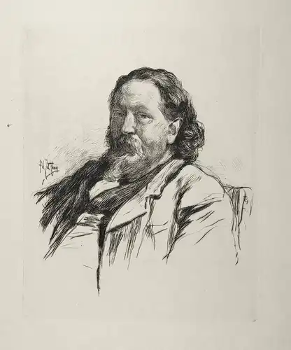 Jacob Maris (1837-1899) Dutch painter Maler Kunstschilder pittore Den Haag Portrait