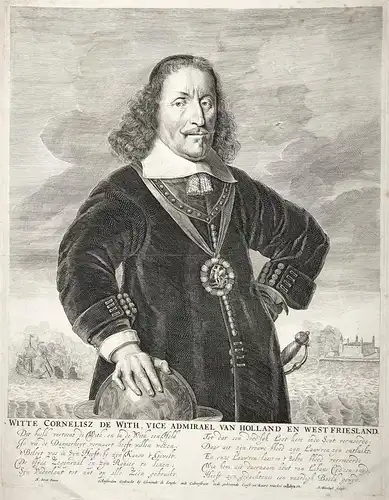 Witte Cornelisz de With, Vice Admirael van Holland en Westfriesland - Cornelis de Witt (1623-1672) General Adm