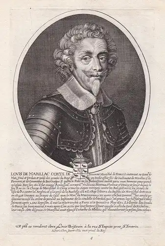Louis de Marillac Comte de Beaumont Mareschal de France, Lieutenant... - Jean-Louis de Marillac (1572-1632) Be