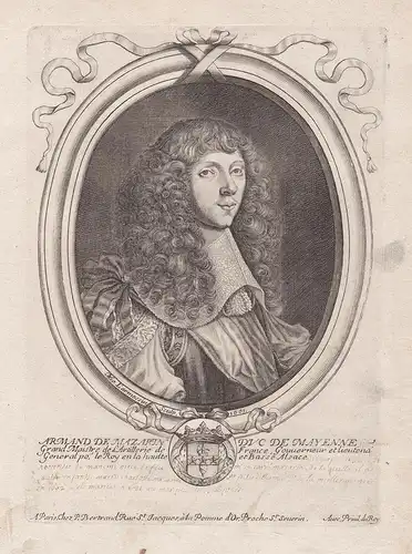 Armand de Mazarin duc de Mayenne... - Armand-Charles de la Porte Meilleraye (1632-1713) Mazarin Mayenne Chatea