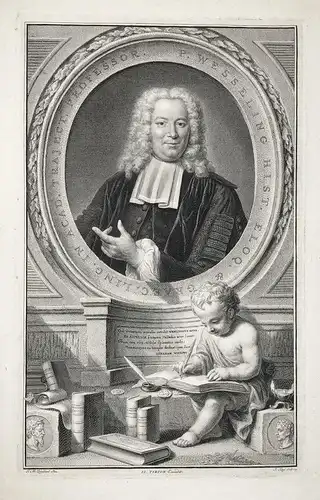 P. Wesseling Hist. Eloq.... - Petrus Wesseling (1692-1764) Burgsteinfurt Philologe Rechtswissenschaftler Utrec