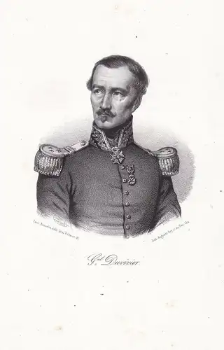 G.al Duvivier - Franciade Fleurus Duvivier (1794-1848) militaire general Portrait