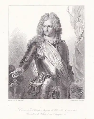 Louville (Charles-Auguste d'Allonville, Marquis de) - Charles Auguste d'Allonville de Louville (1664-1731) mil