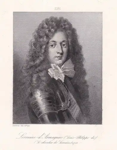 Lorraine d'Armagnac (Louis-Philippe de) - Philippe, Chevalier de Lorraine (1643-1702) Guise noble militaire Lo