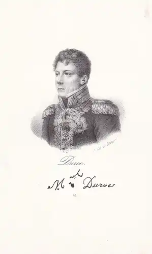M.al Duroc - Geraud Christophe Michel Duroc (1772-1813) French general militaire Portrait