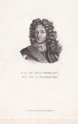 F. H. de Montmorency, Duc de Luxembourg - Francois-Henry de Montmorency-Luxembourg (1628-1695) French general