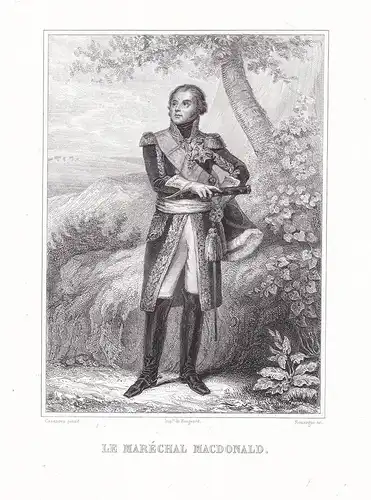 Le Marechal Macdonald - Jacques Macdonald (1765-1840) Duke of Taranto Marechal French Revolution Portrait