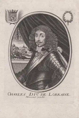 Charles Duc de Lorraine - Charles II de Lorraine, duc d'Elbeuf (1596-1657) French general militaire Portrait