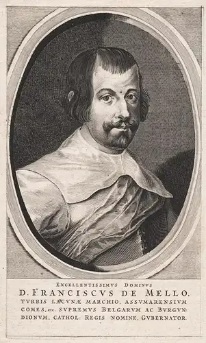D. Franciscus de Melo - Francisco de Melo de Portugal y Castro (1597-1651) Marqués de Vellisca, marqués de Tor