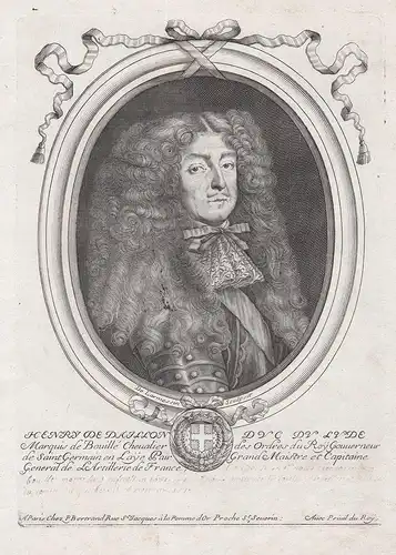 Henry de Daillon... - Henry de Daillon (1622-1685) marquis d'Illiers duc de Lude Anjou Portrait