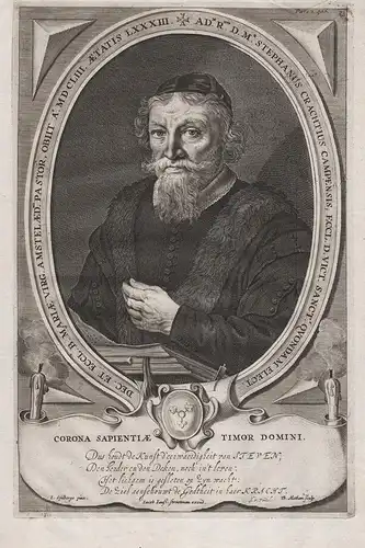Ad.m R.dus D. Mr. Stephanus Crachtuius Campensis... - Stephanus Crachtius (1570-1653) Kampen Amsterdam Portrai