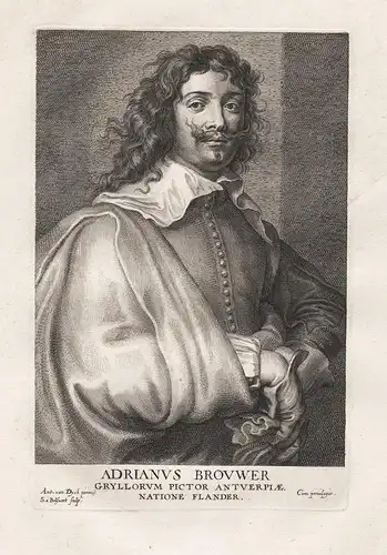 Adrianus Brouwer - Adriaen Brouwer (1605-1638) Flemish painter Maler Kunstschilder pittore Antwerpen Portrait