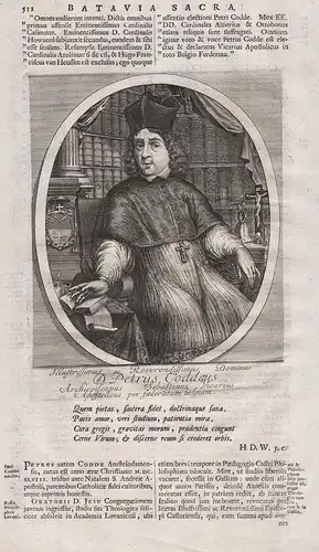 D. Petrus Coddaus - Petrus Codde (1648-1710) aartsbisschop of Utrecht archbishop Erzbischof Amsterdam Portrait