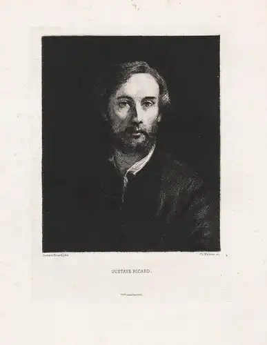 Gustave Ricard - Louis Gustave Ricard (1823-1873) painter Maler peintre pittore Kunstschilder Portrait