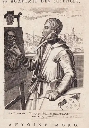 Antonius Morus Ultraiectinus Pictor - Anthonis Mor (c.1512-1576) Dutch painter pittore peintre Maler Kunstschi