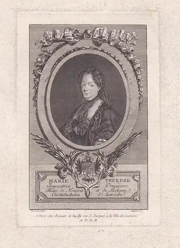 Marie Therese Imperatrice... - Maria Theresia von Österreich (1717-1780) Fürstin Erzherzogin Königin Queen Por