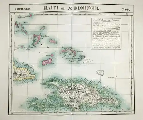 Amer. Sep. / Haiti ou St. Domingue. / N° 68 - Haiti Hispaniola island Dominican Republic Caribbean America Ame