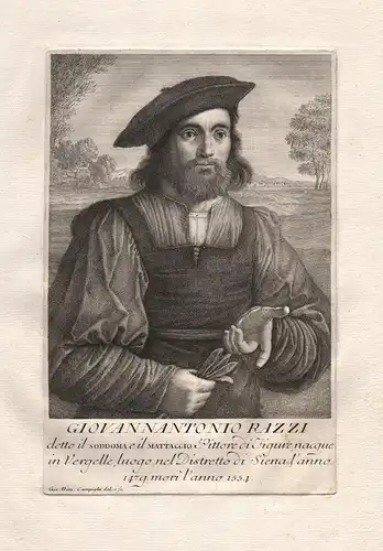 Giovanni Antonio Razzi - Sodoma (1477-1549) Maler peintre Italian painter pittore Kunstschilder Portrait