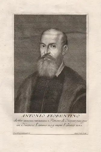 Antonio Fiorentino - Antonio Veneziano (1309-1383) Maler peintre Italian painter pittore Kunstschilder Portrai