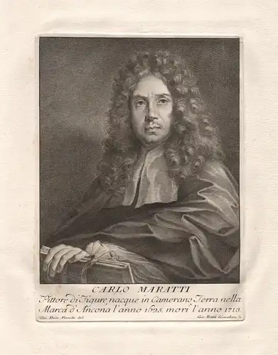 Carlo Maratti - Carlo Maratta (1625-1713) Maler peintre Italian painter pittore Kunstschilder Portrait