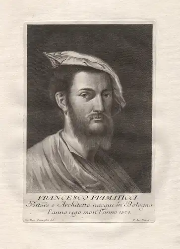 Francesco Primaticci - Francesco Primaticcio (1504-1570) Maler peintre Italian painter pittore Kunstschilder a