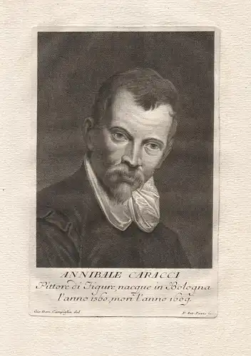 Annibale Caracci - Annibale Carracci (1560-1609) Maler peintre painter pittore Kunstschilder Portrait