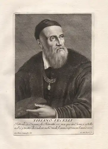 Tiziano Vecelli - Titian (c.1488-1576) Tizian Maler peintre Italian painter pittore Kunstschilder Portrait